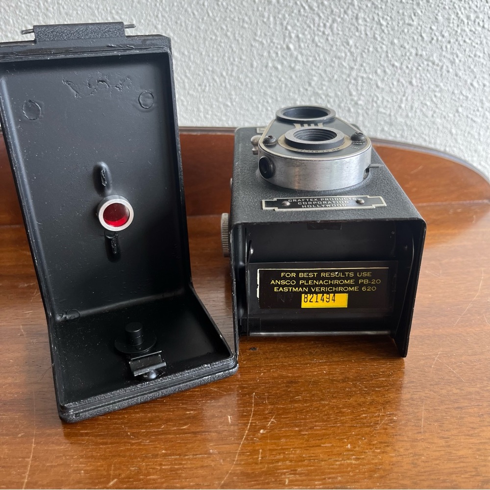 1940s craftex products corporation hollywood reflex camera zelfar 35mm - Picture 12 of 12